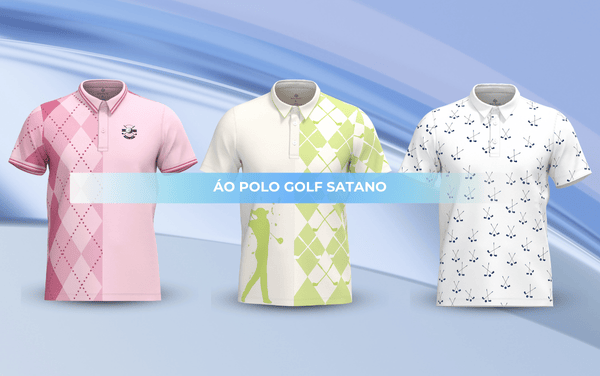 Hình ảnh 3 mẫu áo golf tại Satano