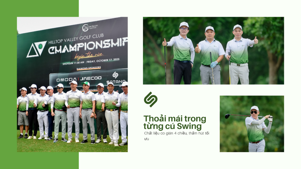 Thoải mái trong từng cú Swing cùng Polo SATANO GOLF