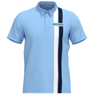 Polo cao cấp Satano - xanh Skyline