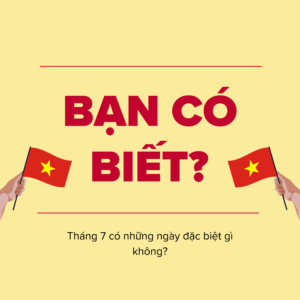 Ngày Lễ Trong Tháng 7